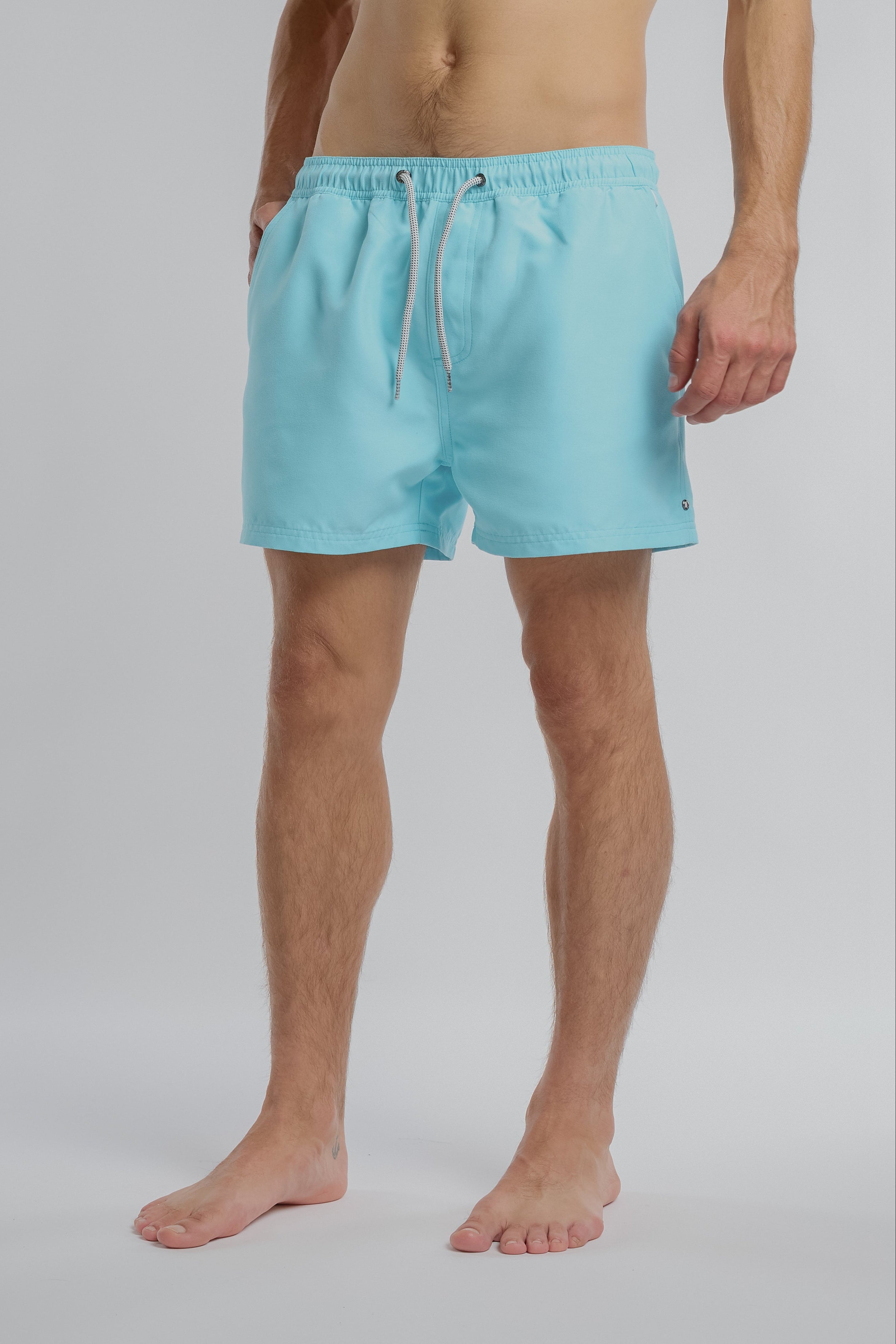 Teddy Smith S-Angel short de bain homme bleu lagon uni