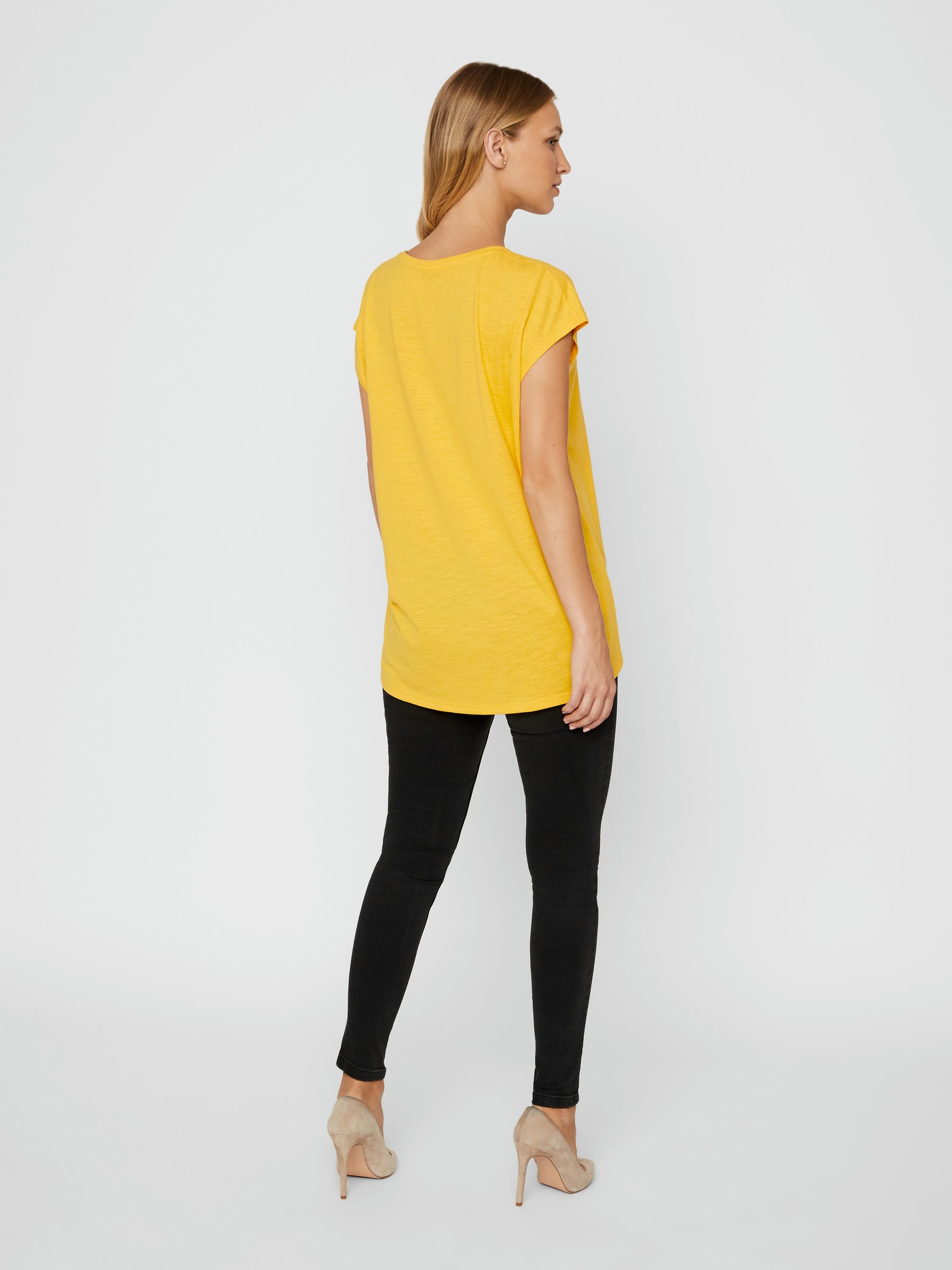 Noisy May tee-shirt oversize col rond coupe loose