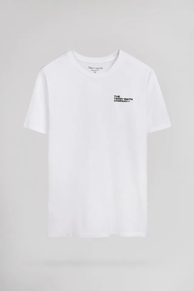 Teddy Smith T-Pany MC t-shirt homme blanc coton