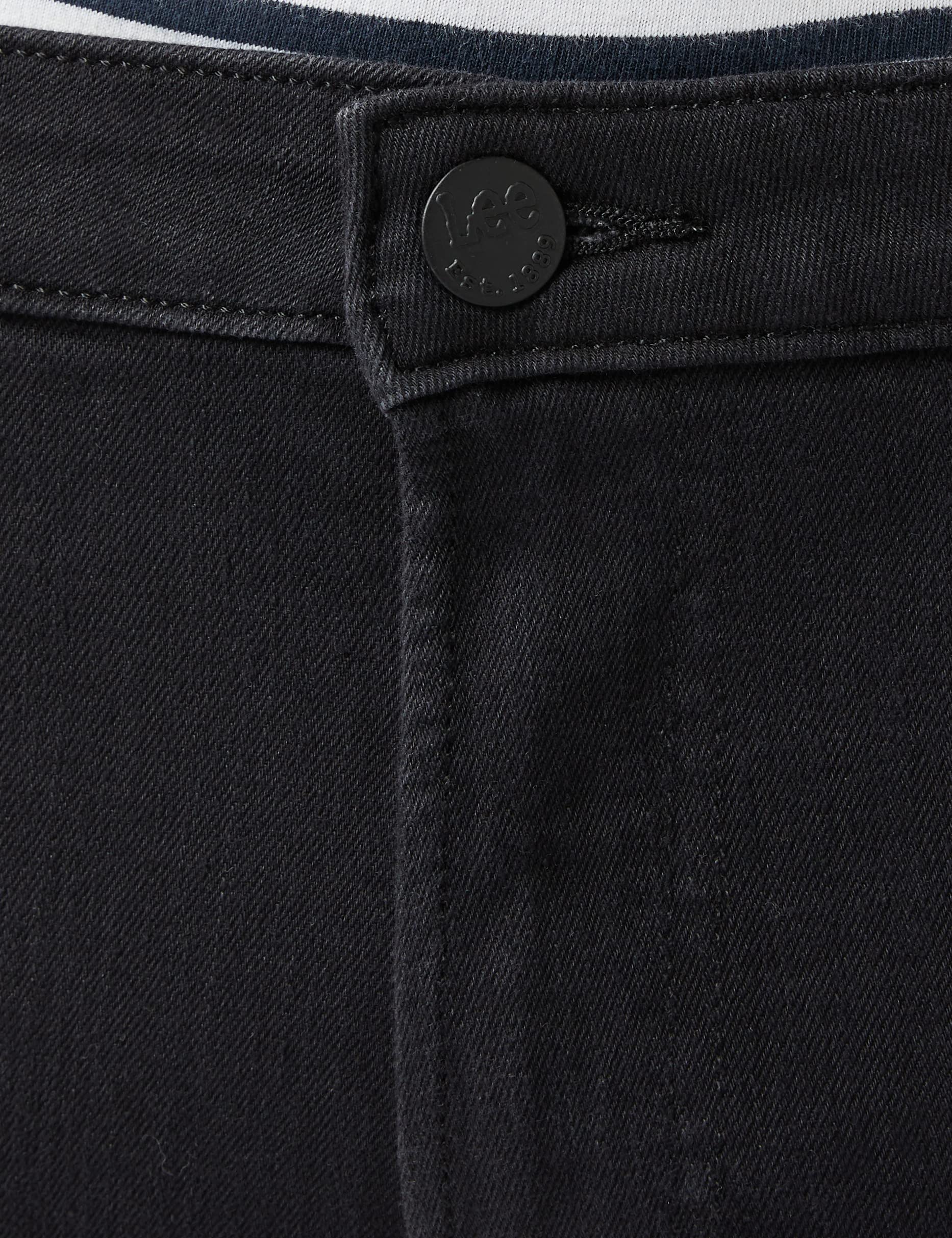 Lee Malone jean homme skinny Noir Rinse denim noir