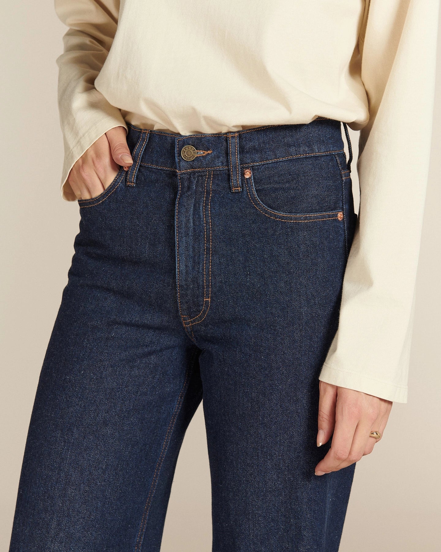Labdip Sully Long jean droit brut 100% coton recyclé