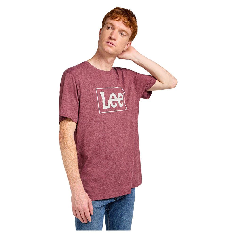 Lee Xm T-shirt Logo Homme Coton Port Quotidien