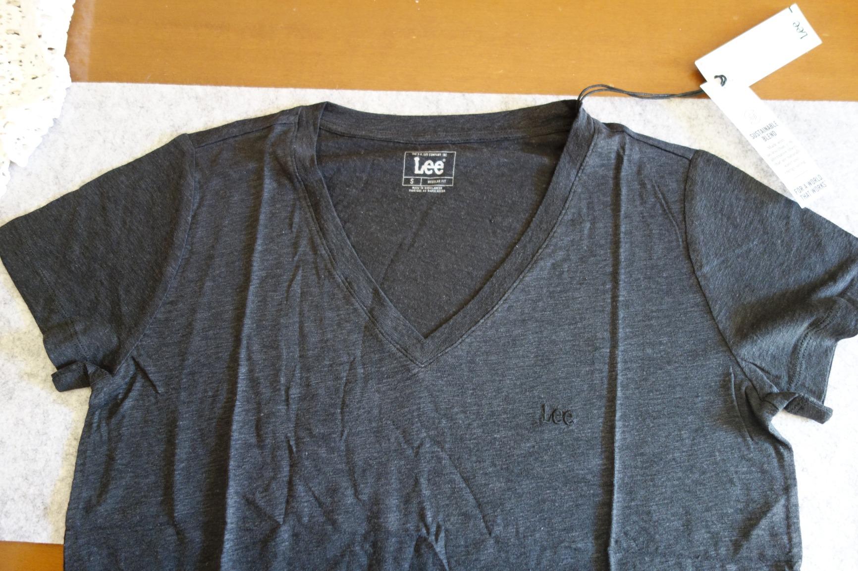 Lee V Neck Tee t-shirt femme col V coton