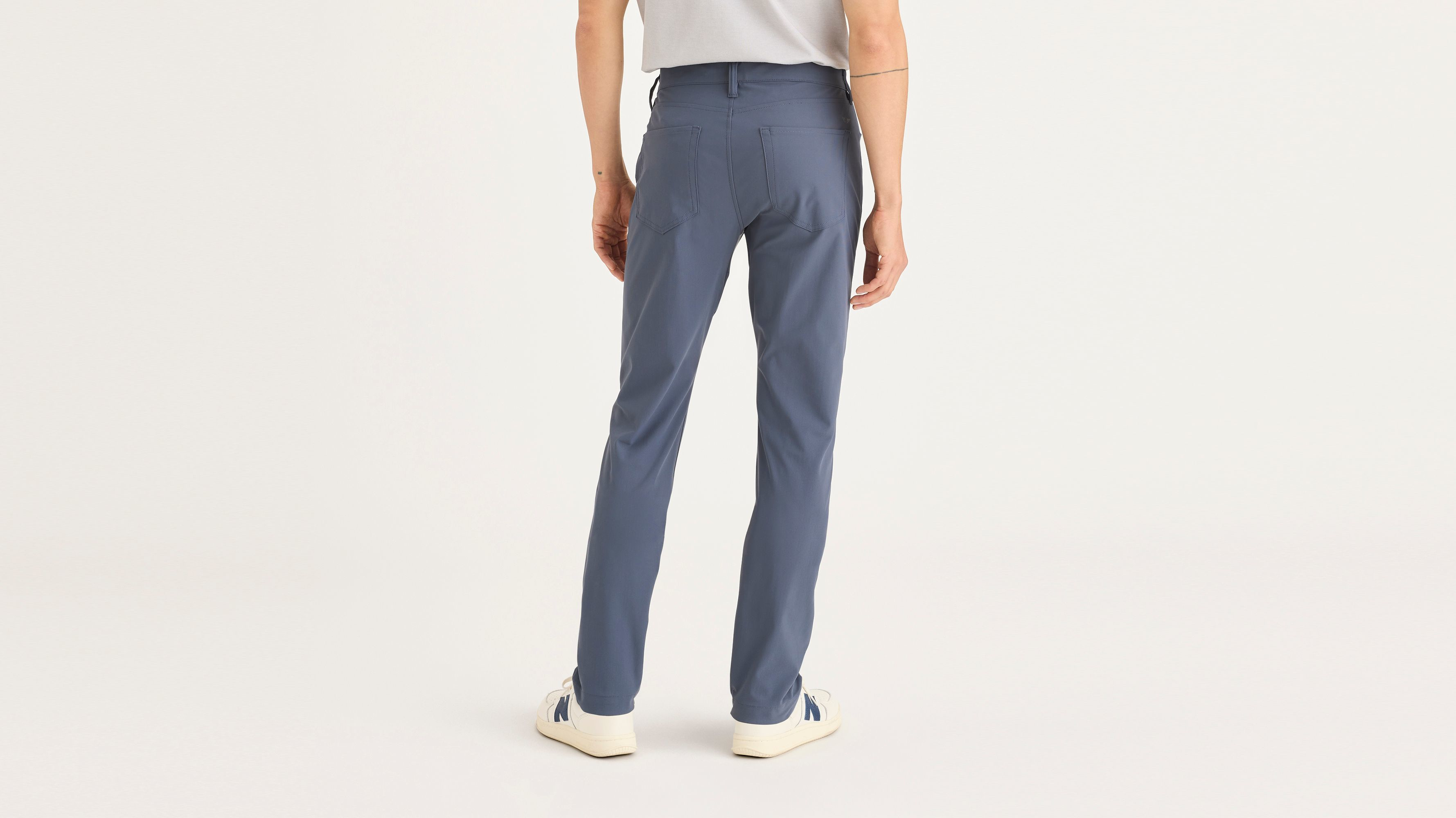 Dockers Go Airweave 5-Pocket chino homme Bleu slim