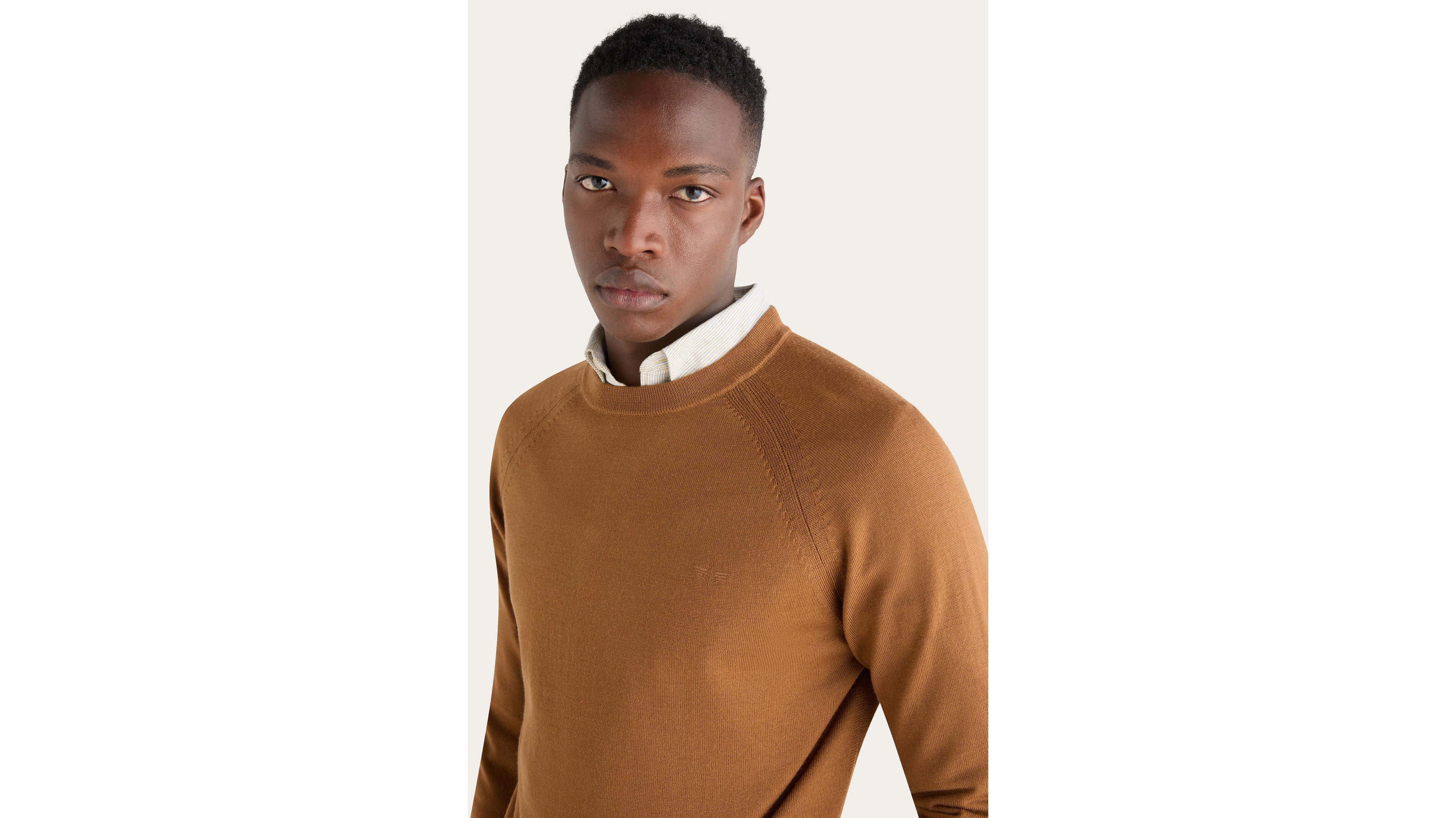 Dockers Regular Pull Homme Marron Coupe Regular