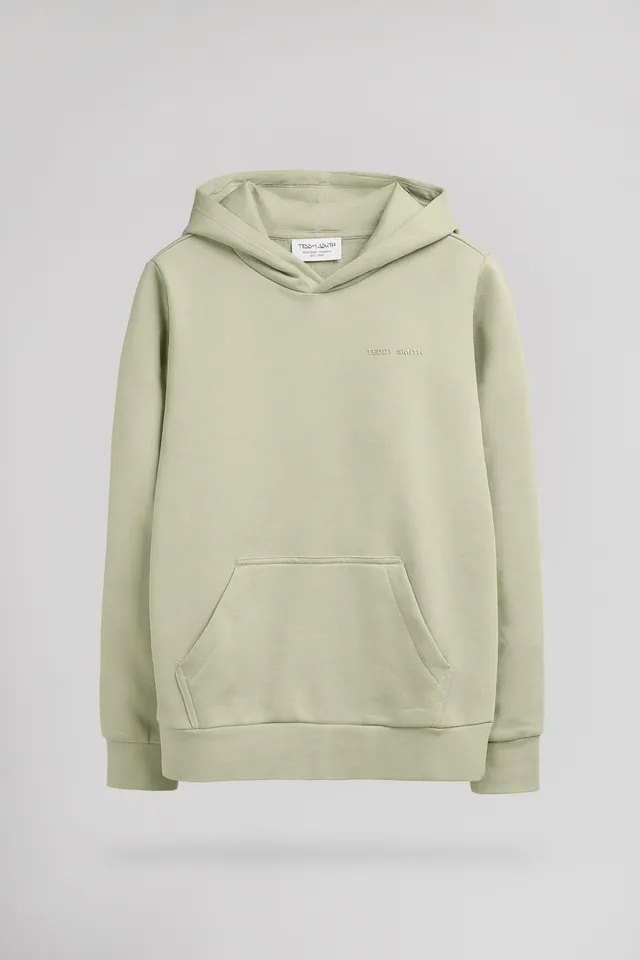 Teddy Smith S-Nark Hoody sweat capuche vert sauge enfant
