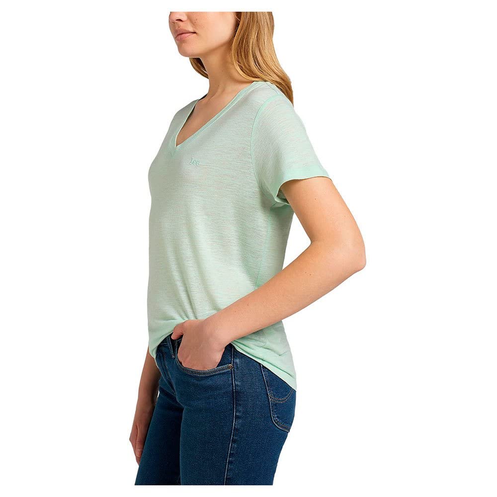 Lee V Neck Tee t-shirt femme cannelle XL