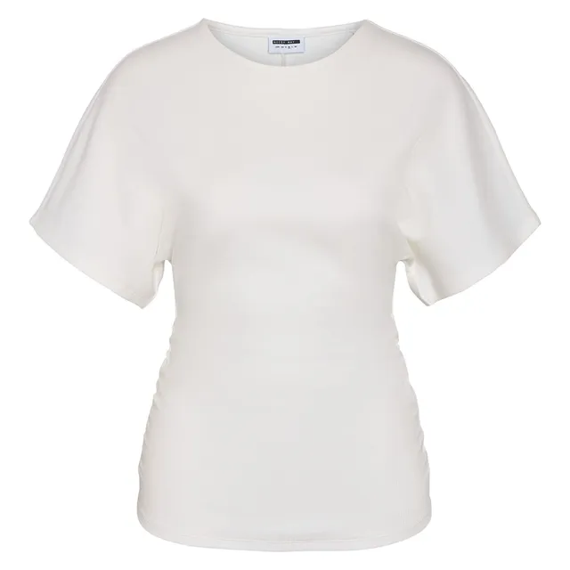 Noisy May Abbi t-shirt coton bio froncé