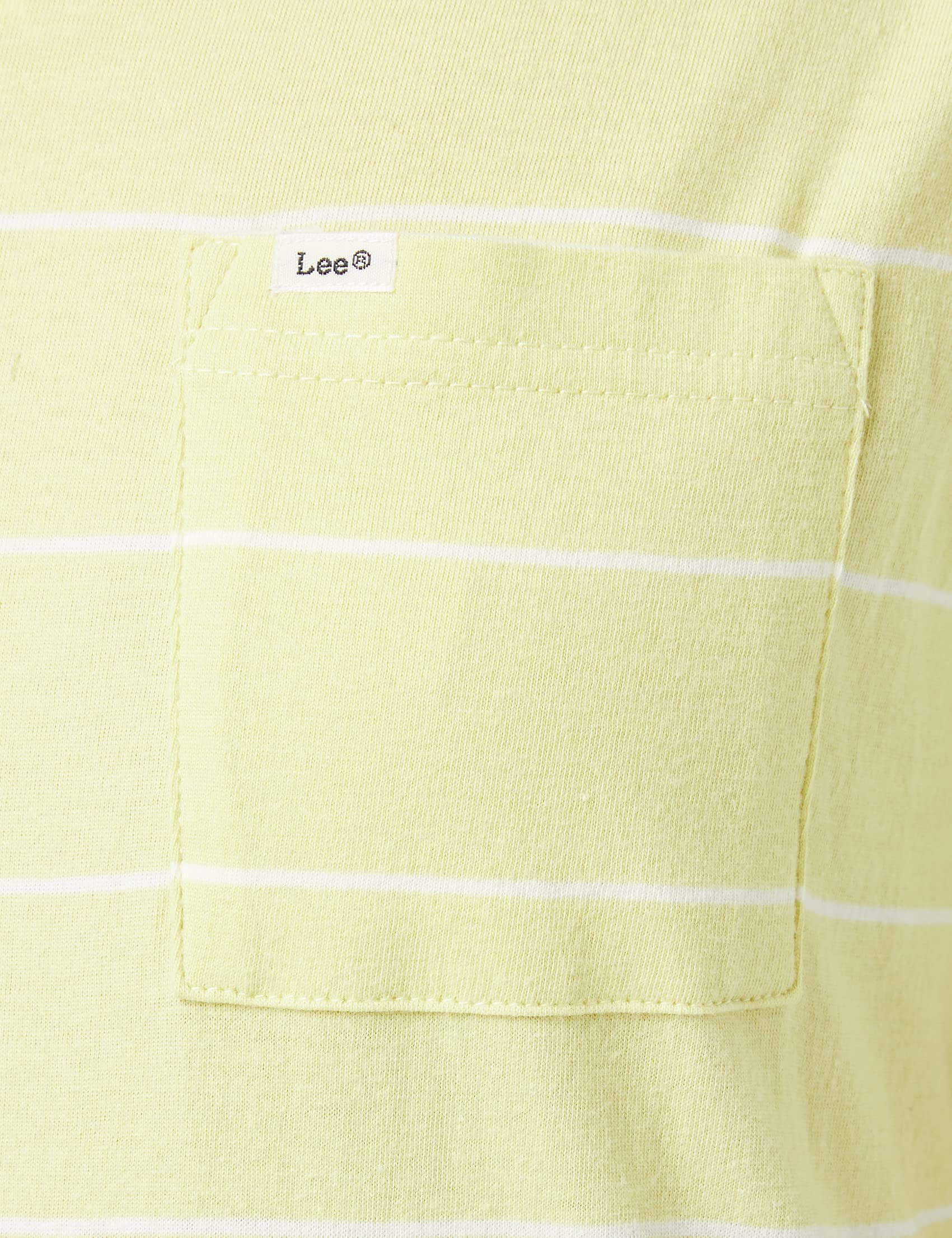 Lee Striped Yarn Dye Tee t-shirt femme Lime Juice à rayures