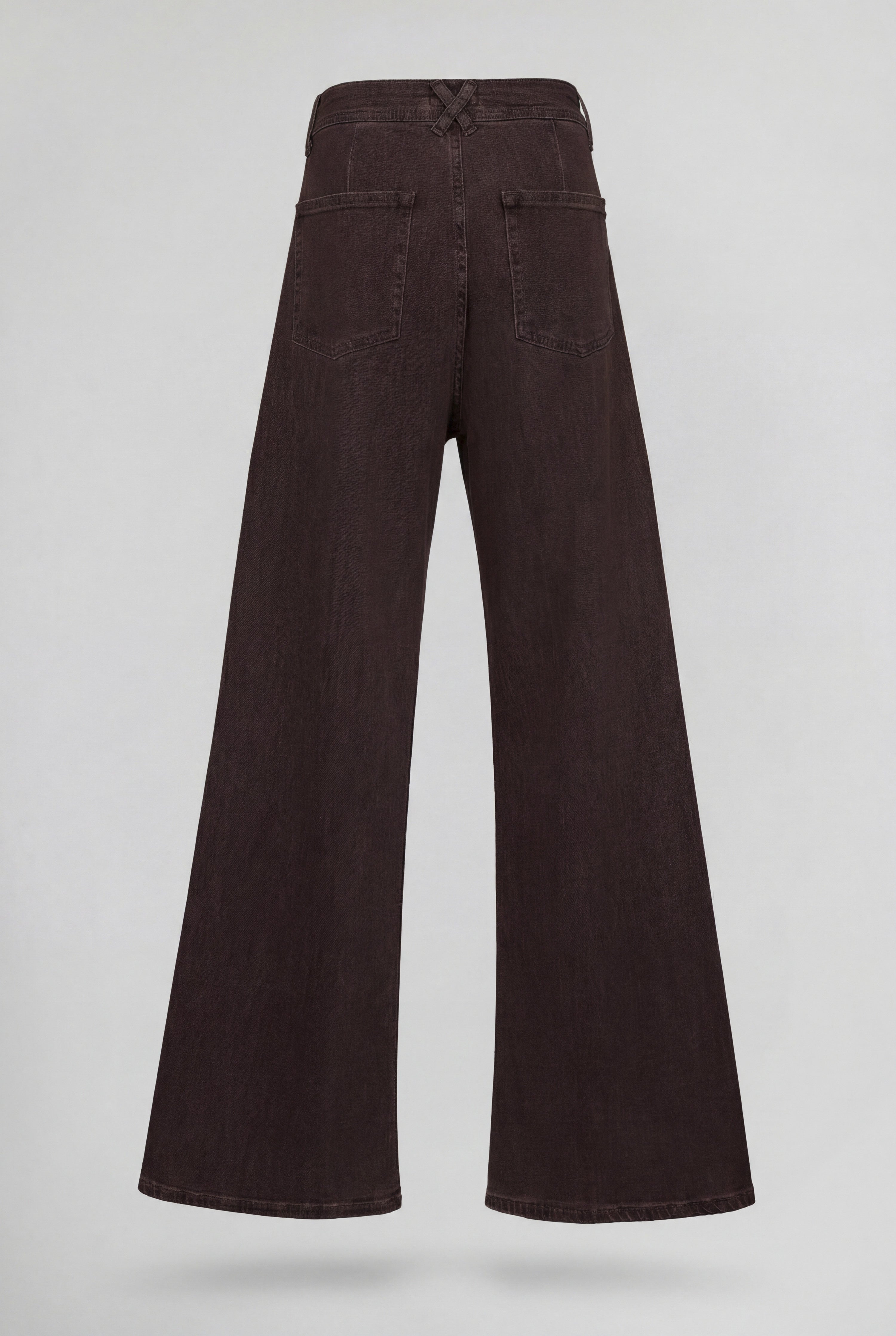 Teddy Smith P-Josefa jean flare marron foncé taille haute