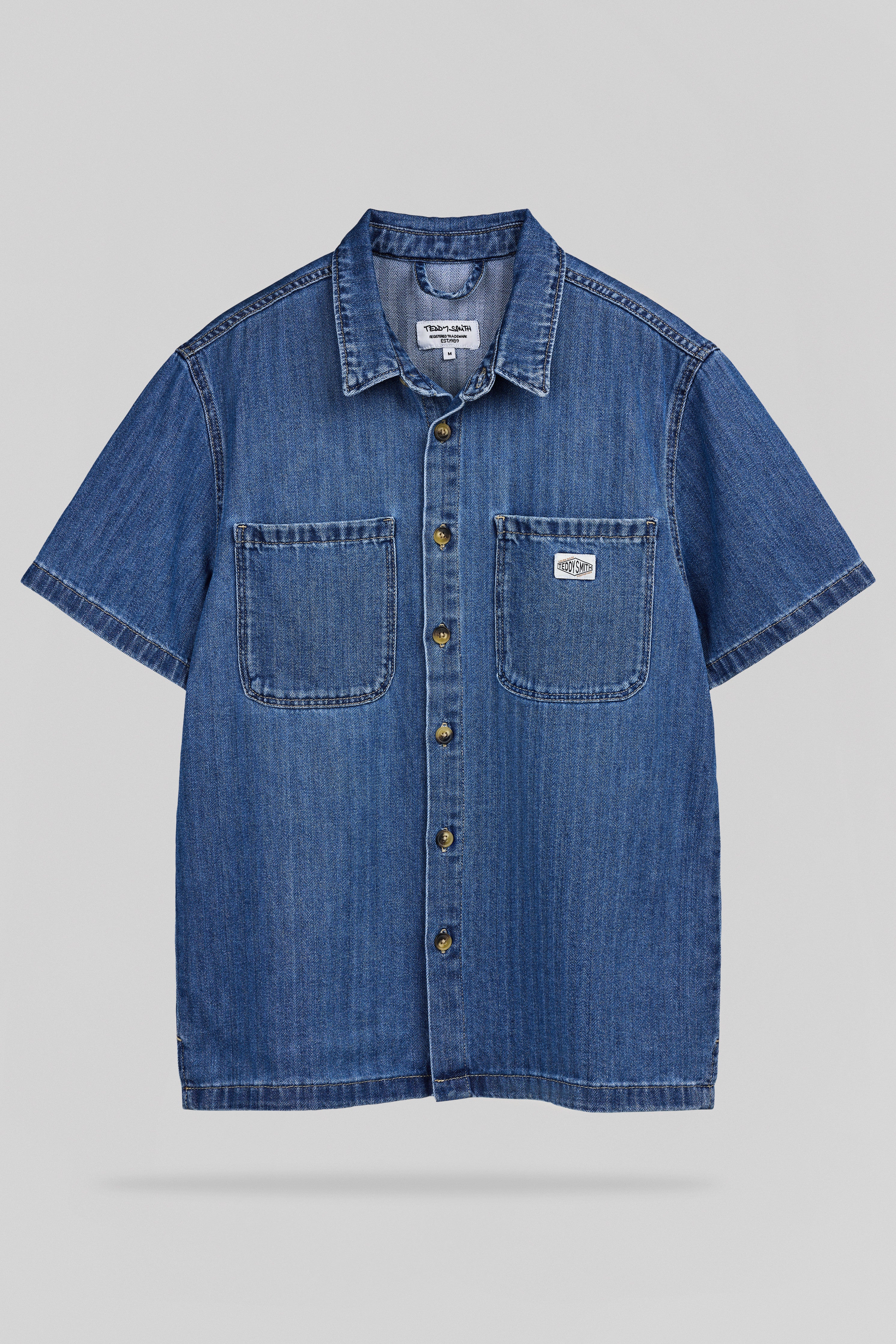 Teddy Smith C-Anton chemise homme denim indigo coton