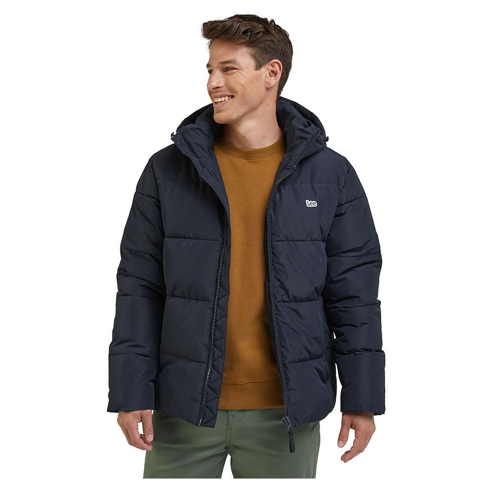 Lee Puffer Jacket veste matelassée noir coupe regular