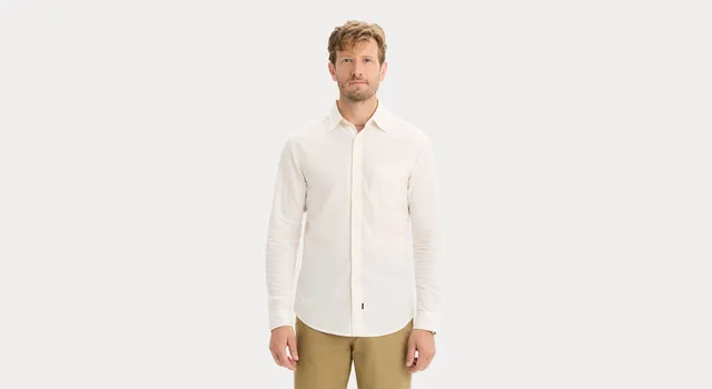 Dockers Icon Button Up chemise slim blanche coton