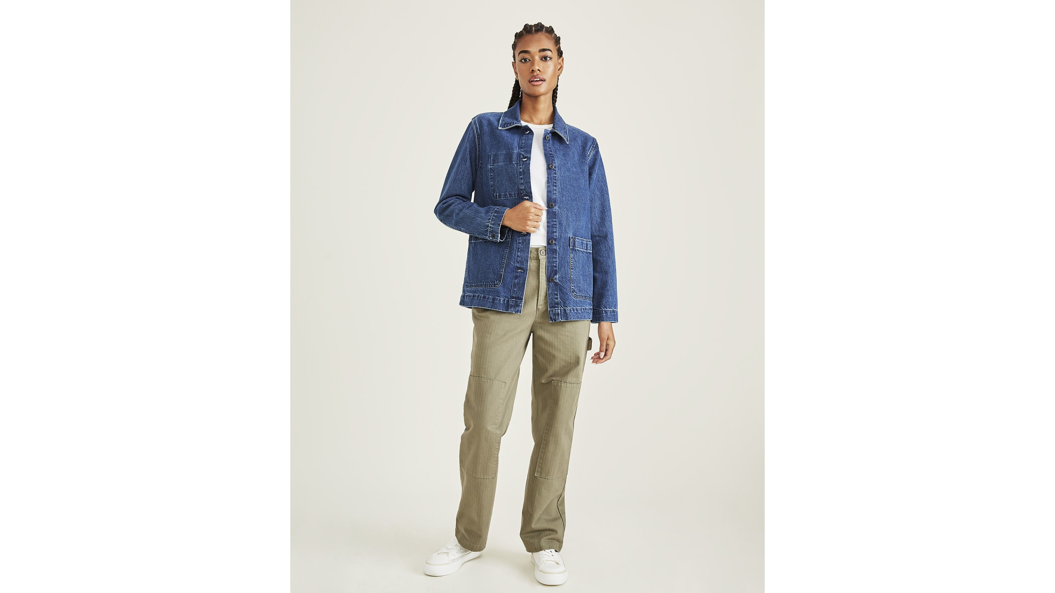 Dockers Chore Jacket veste regular bleue femme