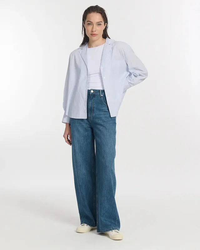 Labdip Wilo Denim IN 30 Mid Blue jean baggy bleu