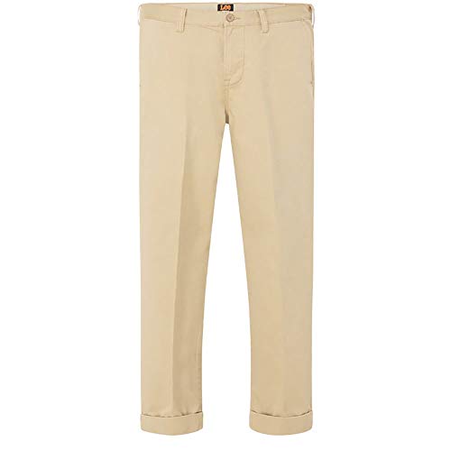 Lee Tapered Chino pantalon homme sable coupe fuselée