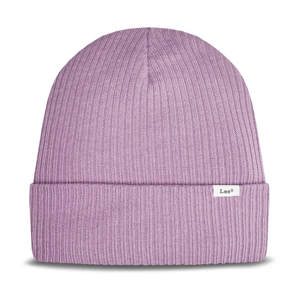 Lee Ribbed Beanie bonnet Clove côtelé