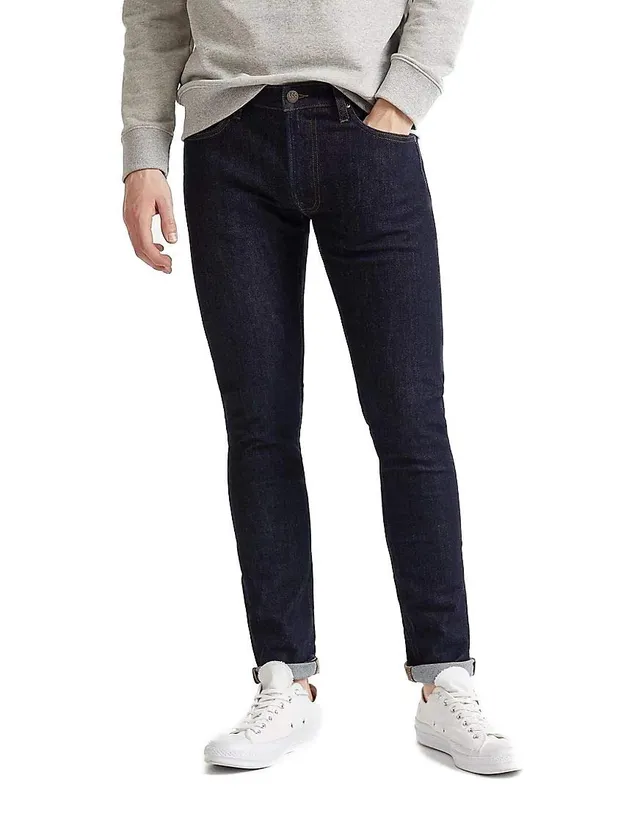 Lee Luke jean homme droit Rinse Blue Denim denim