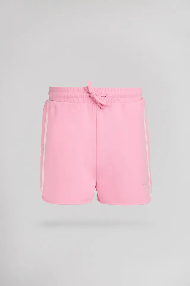 Teddy Smith S-Dove SH Jr short fille rose bonbon molleton