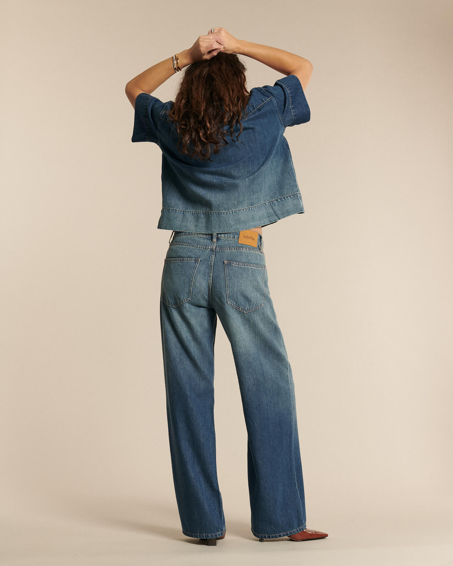 Labdip River Halo Sunfade jean boyfriend coton lyocell