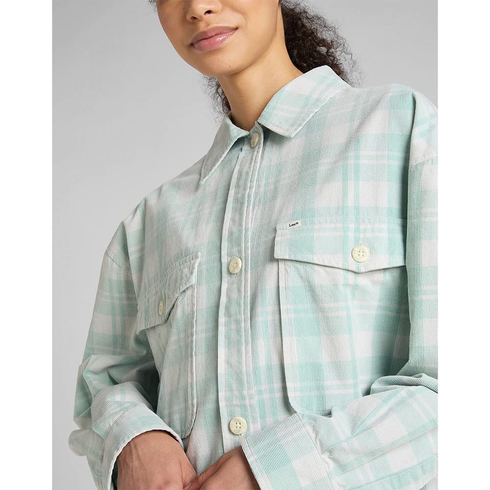 Lee Elongate t-shirt manches longues femme jade XXL