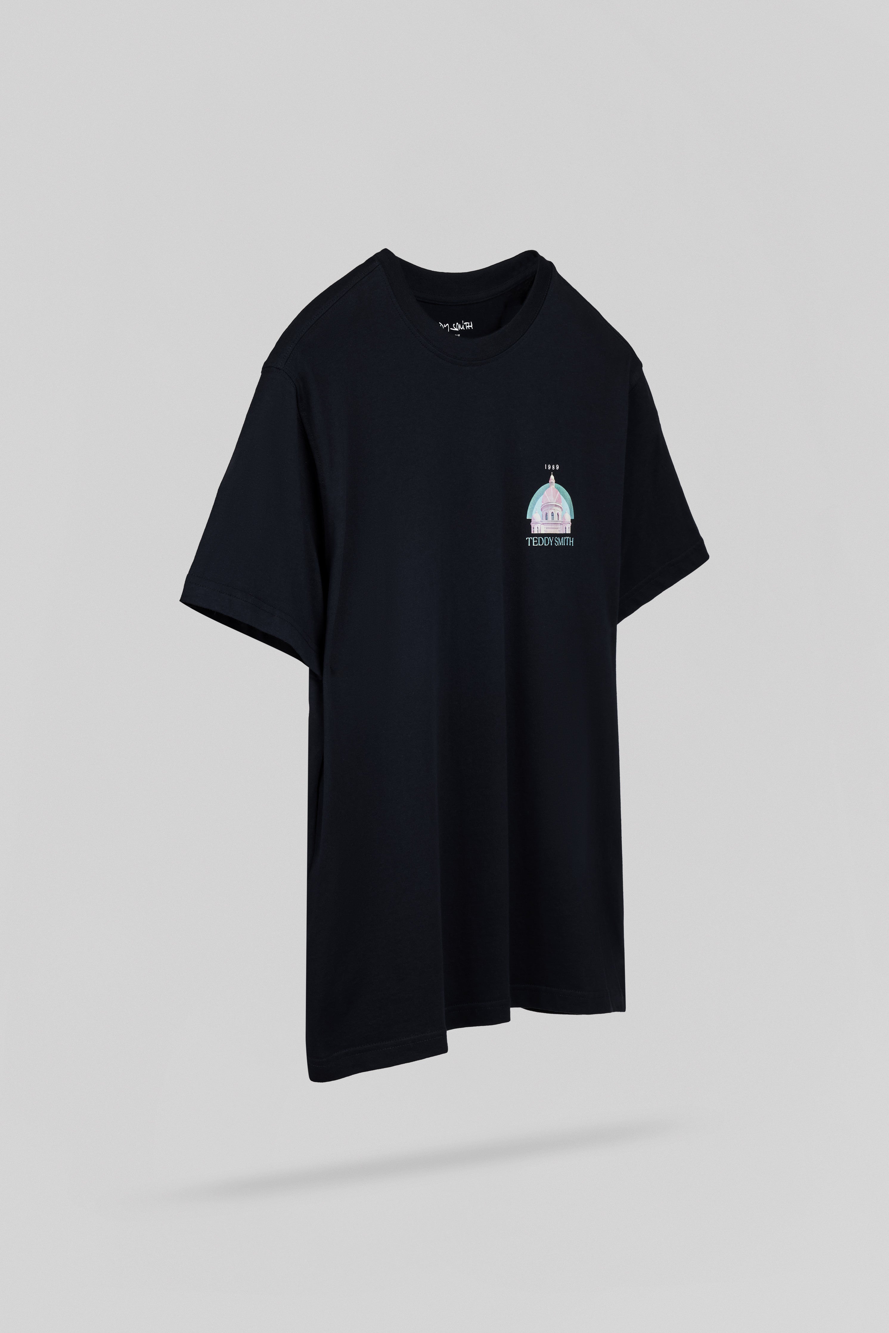 Teddy Smith T-Andrew MC t-shirt ample Dark Navy col rond