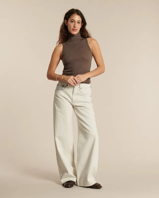 Labdip River Undyed Granit jean large écru 100% coton