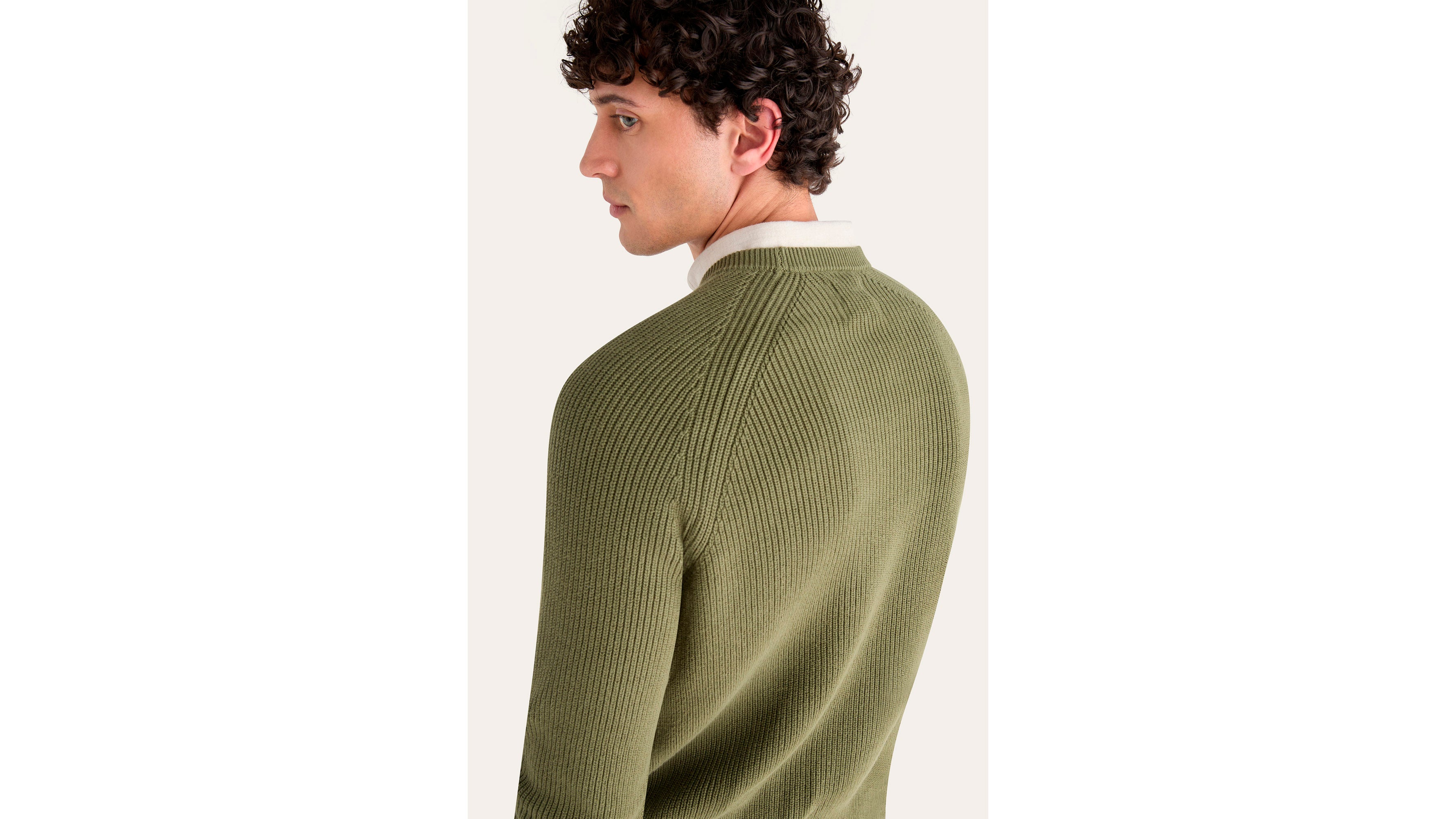 Dockers Regular pull col rond vert winter moss