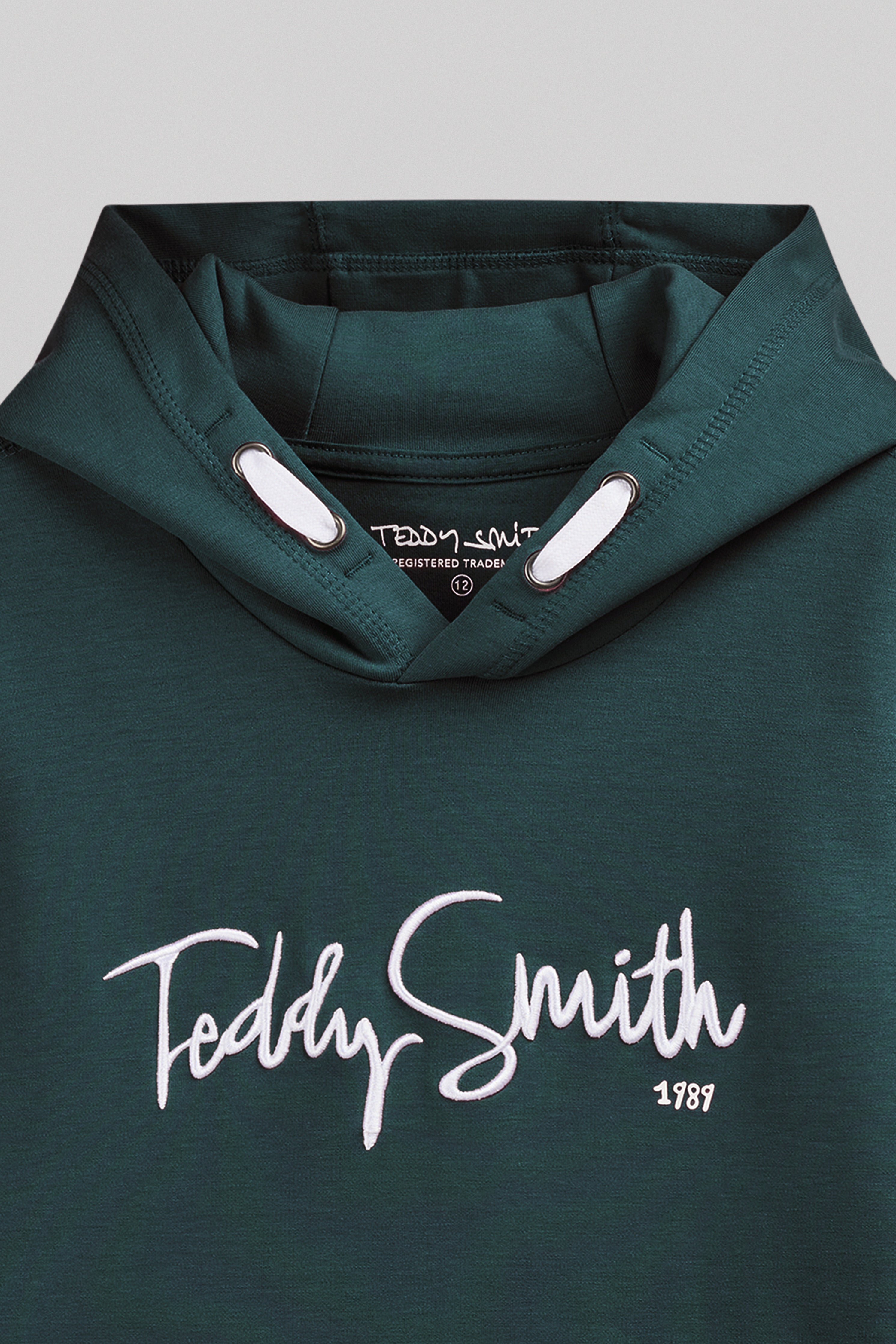 Teddy Smith S-Evry Hoody JR sweat garçon vert pin