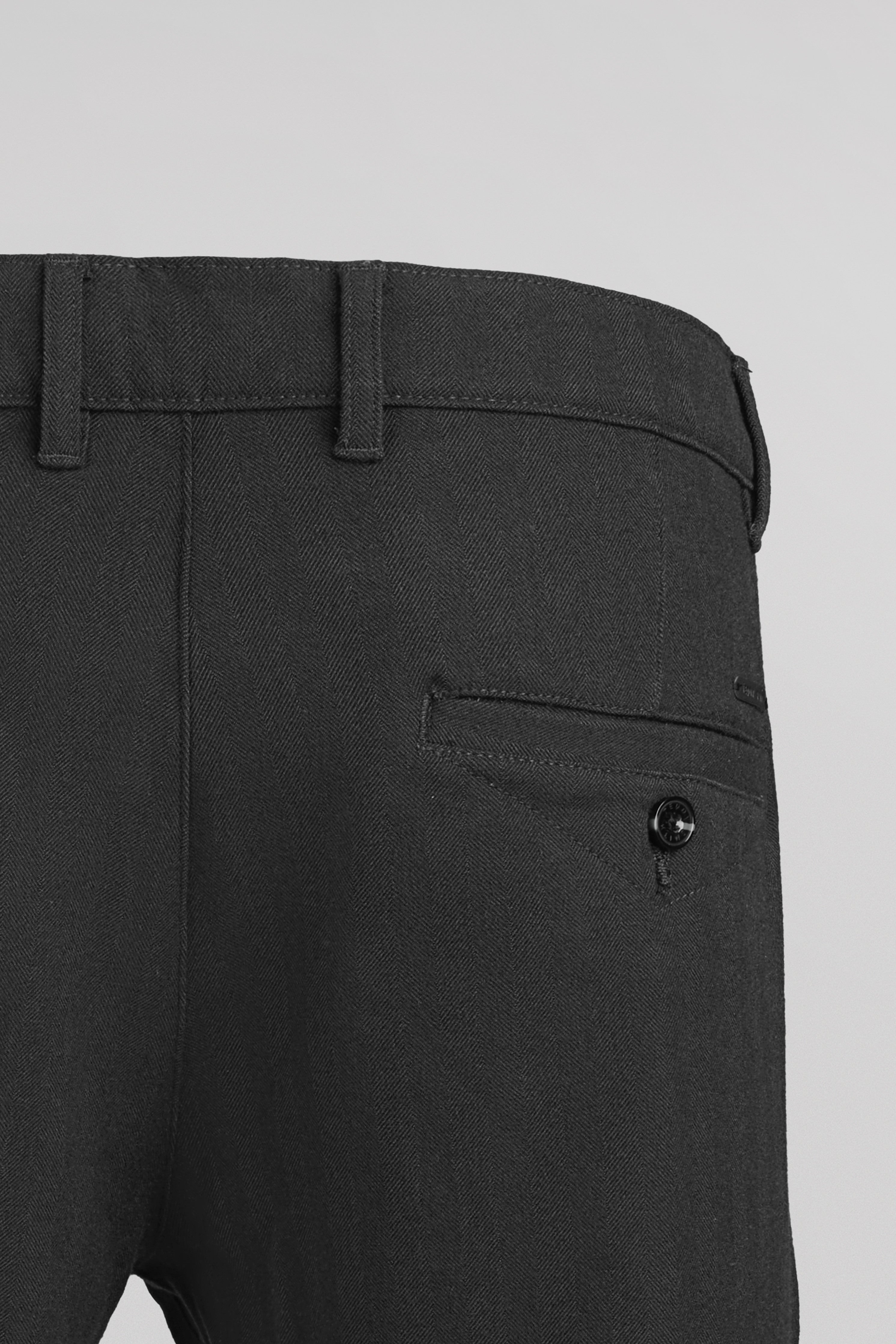 Teddy Smith Pallas Chino HE chino slim mélange black chevron
