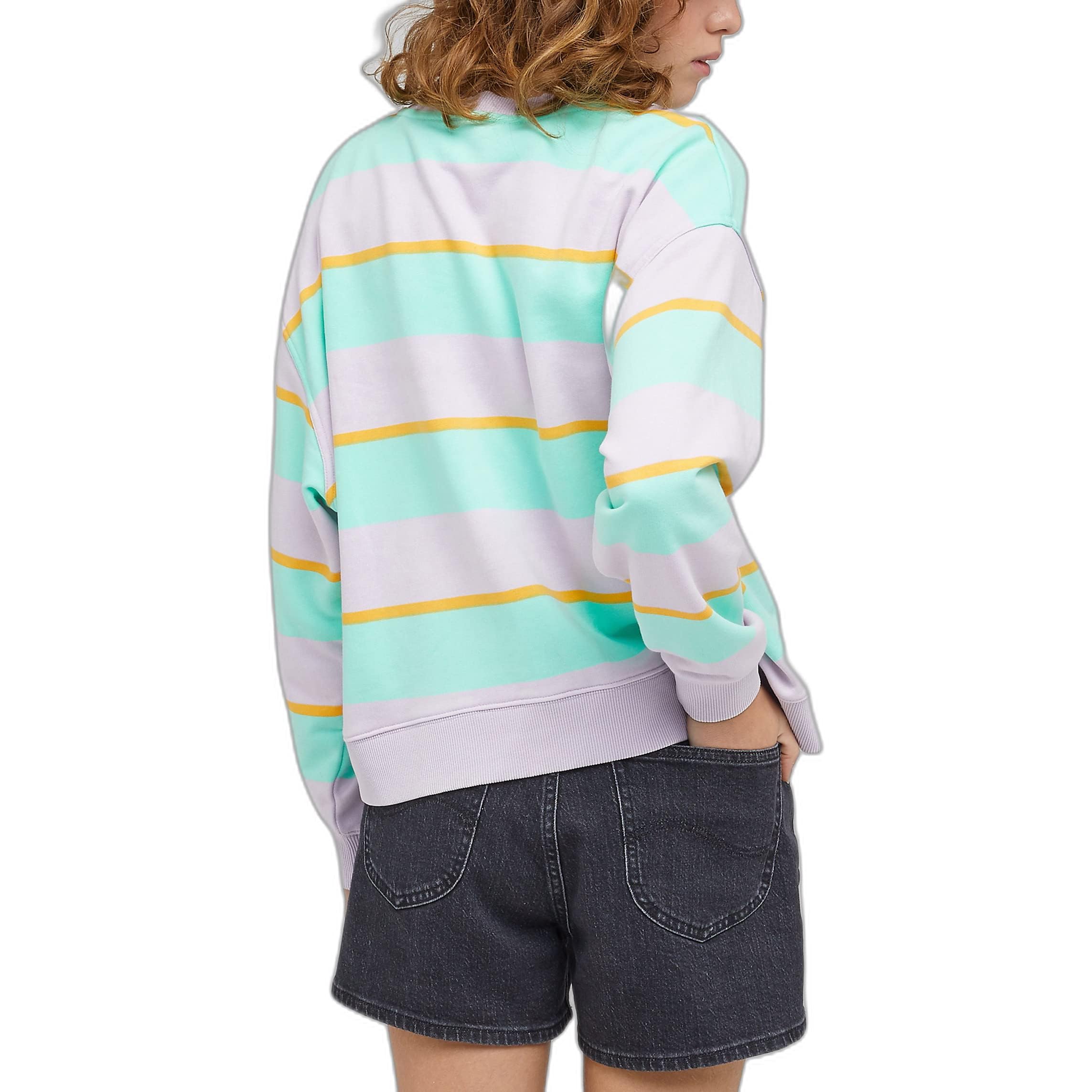 Lee Acid sweat-shirt femme rose XXL molleton
