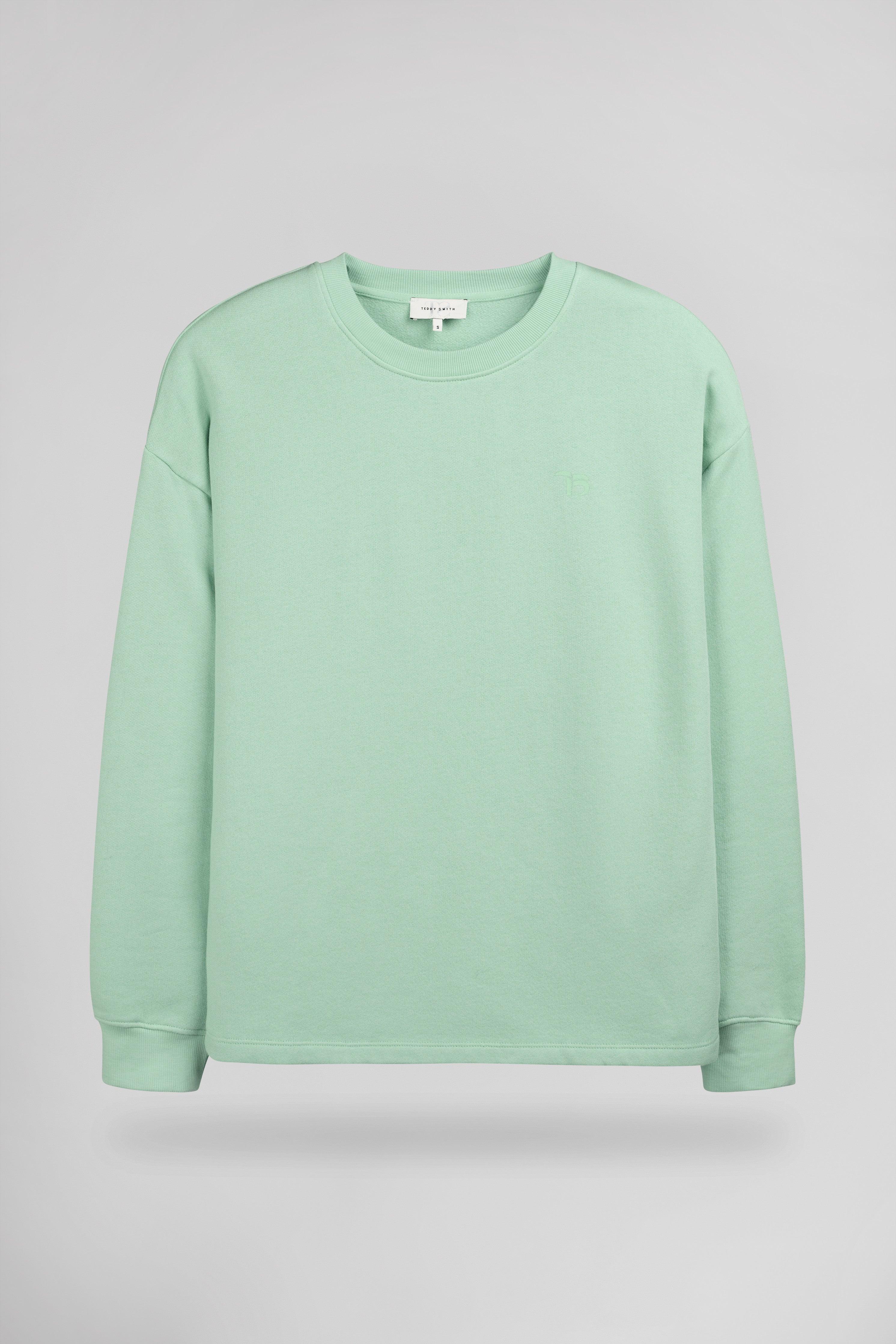 Teddy Smith S-Lucile sweat femme vert menthe molleton