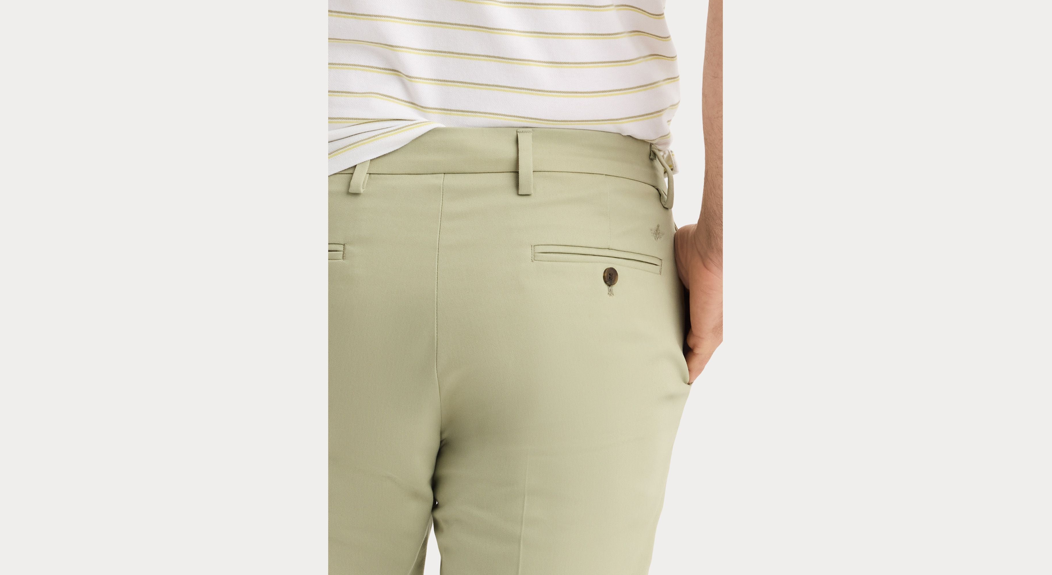 Dockers Signature Iron Free pantalon vert slim