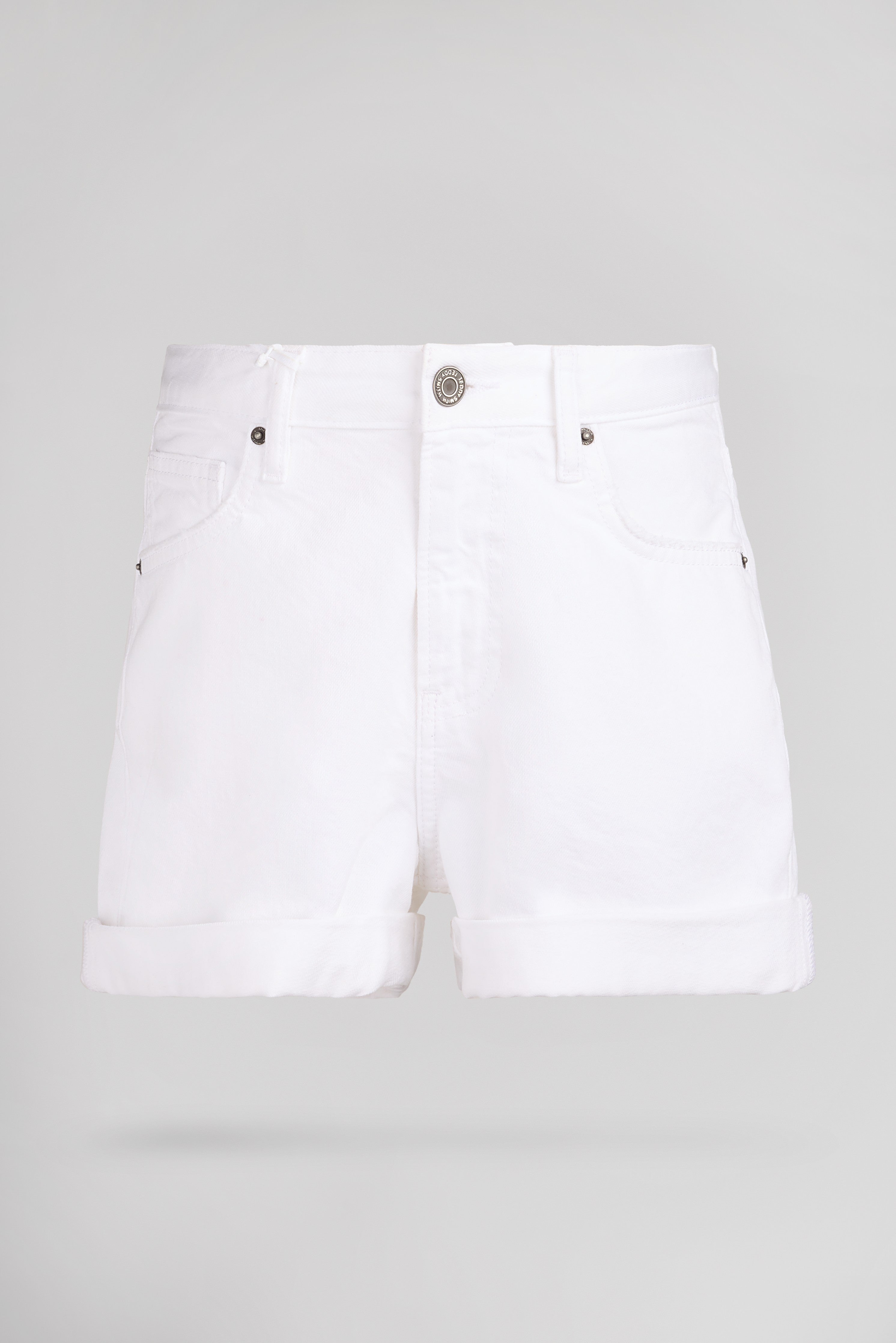 Teddy Smith S-Lucy SH JR short denim blanc fille