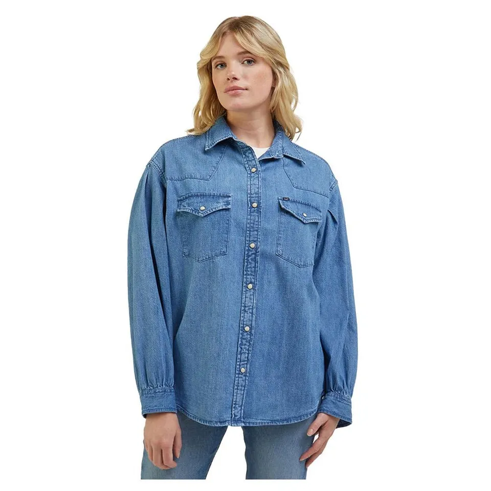 Lee Seasonal Western t-shirt femme bleu XS coton