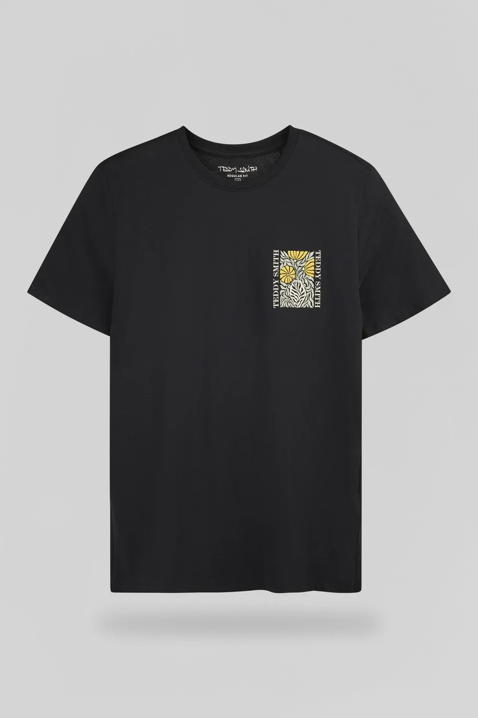 Teddy Smith T-Panorama MC t-shirt charbon homme