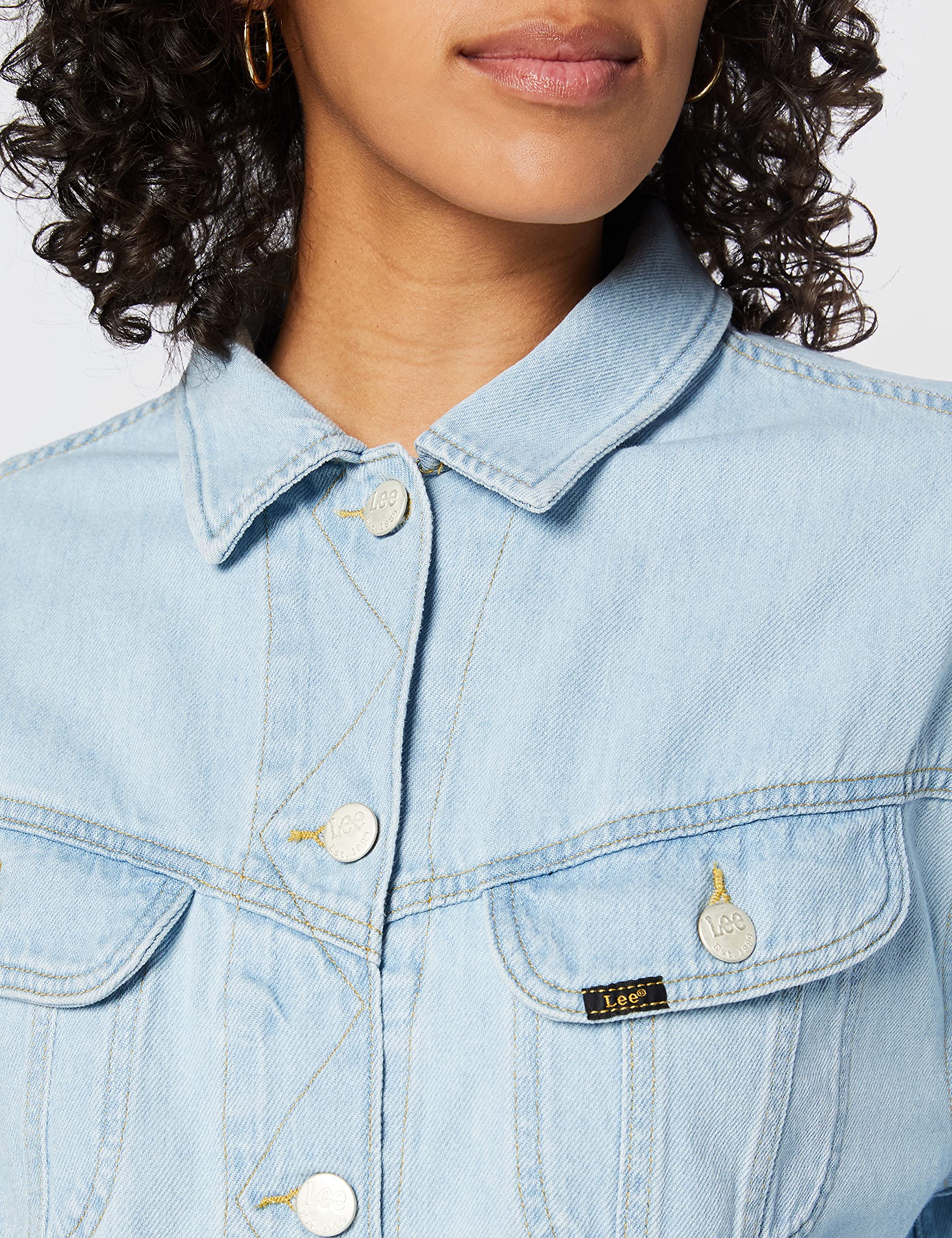 Lee Rider Drawstring veste en jean femme denim