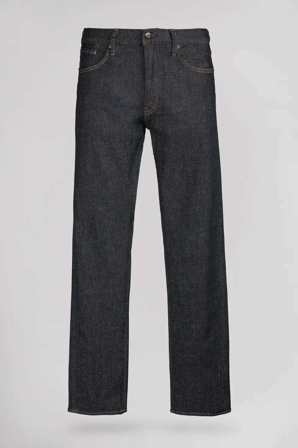Teddy Smith Rock Selvedge L32 jean droit dark blue