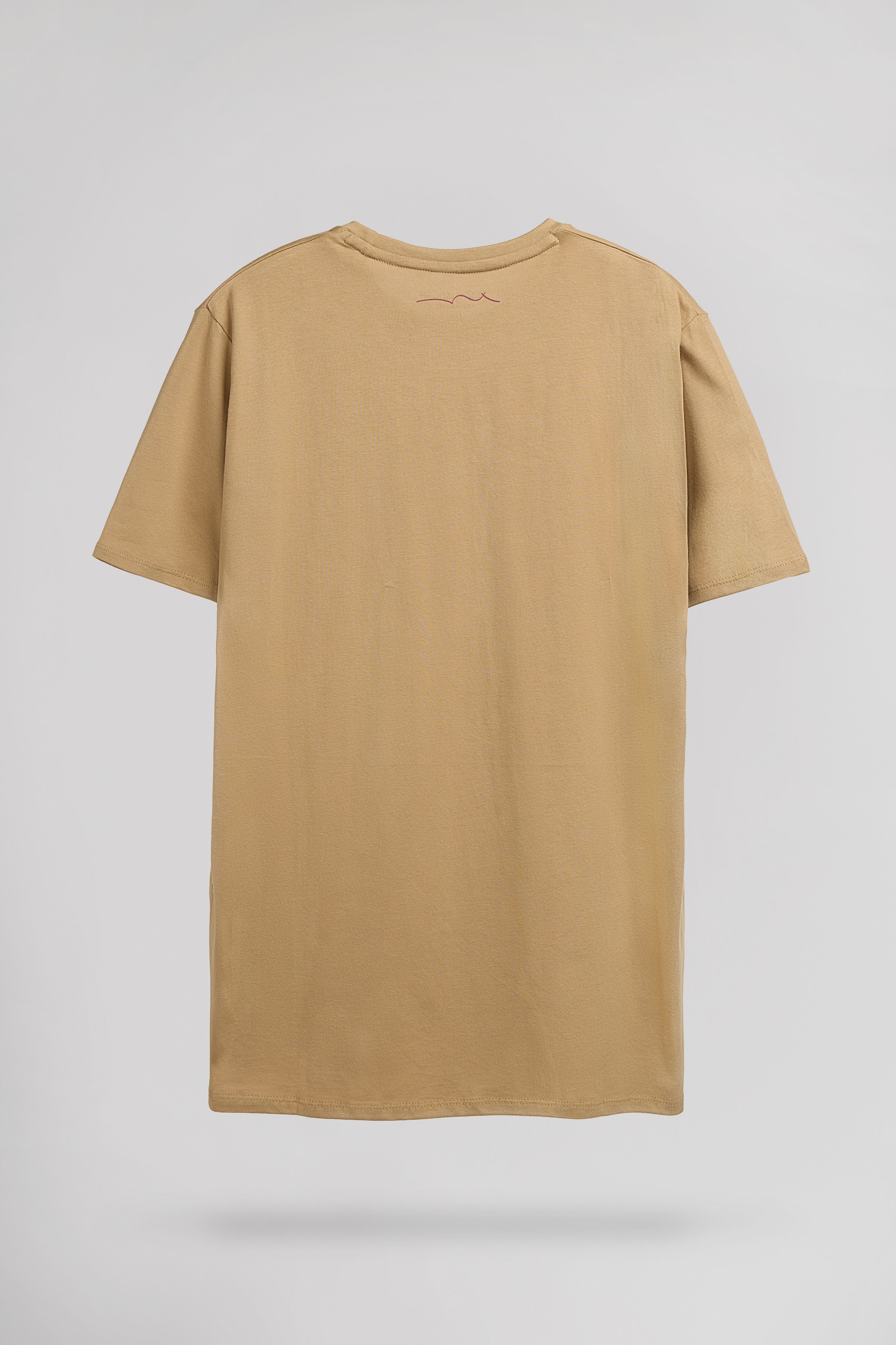 Teddy Smith T-Jim MC t-shirt worker beige 100% coton