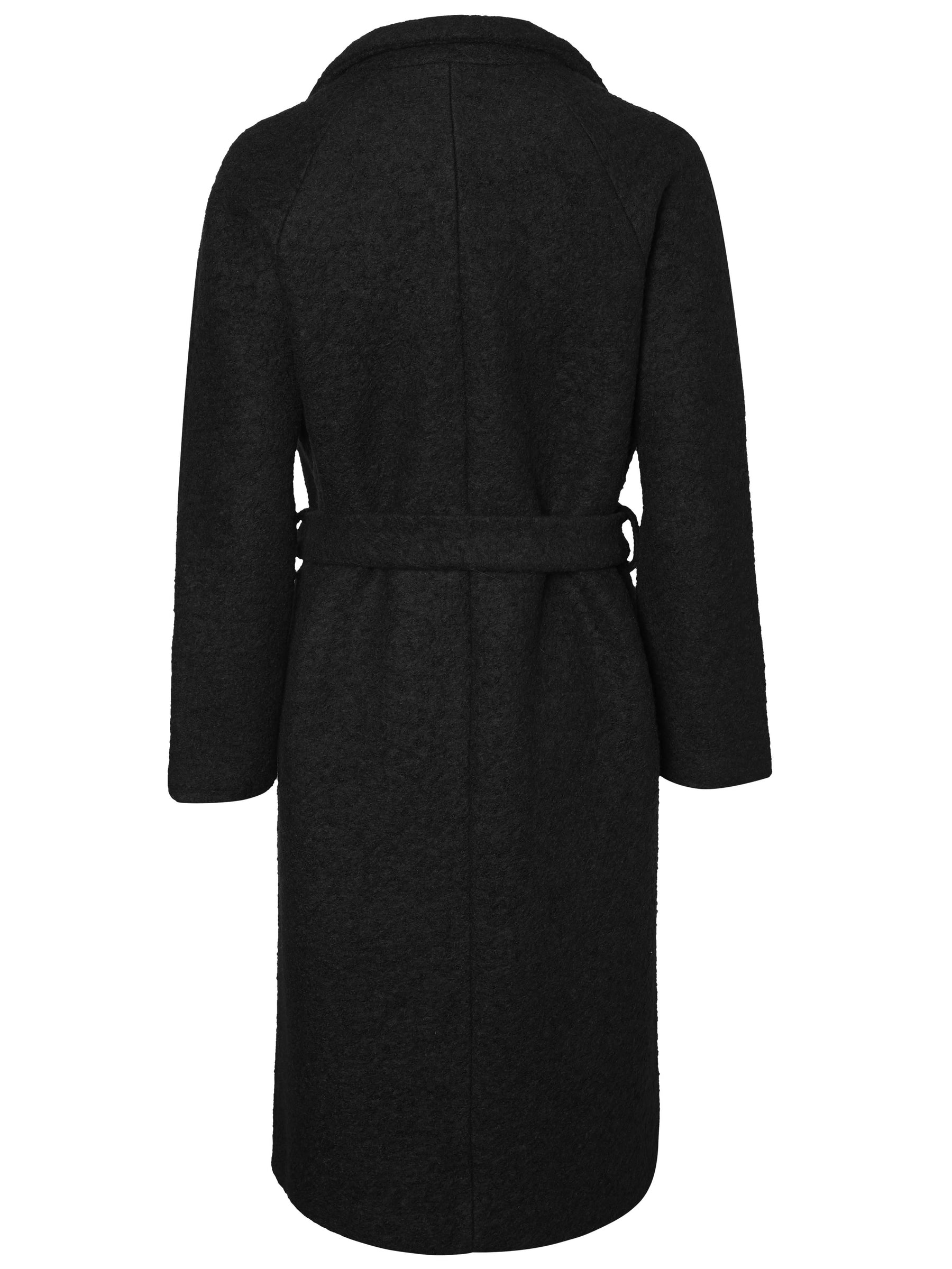 Noisy May manteau long laine ceinture coupe ample
