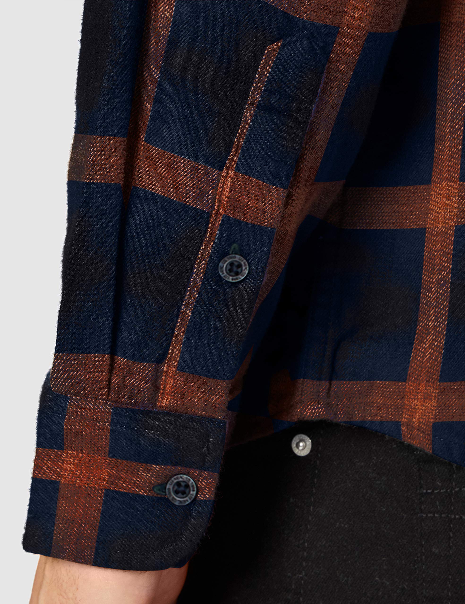 Lee Bouton Down T-Shirt Homme Marine