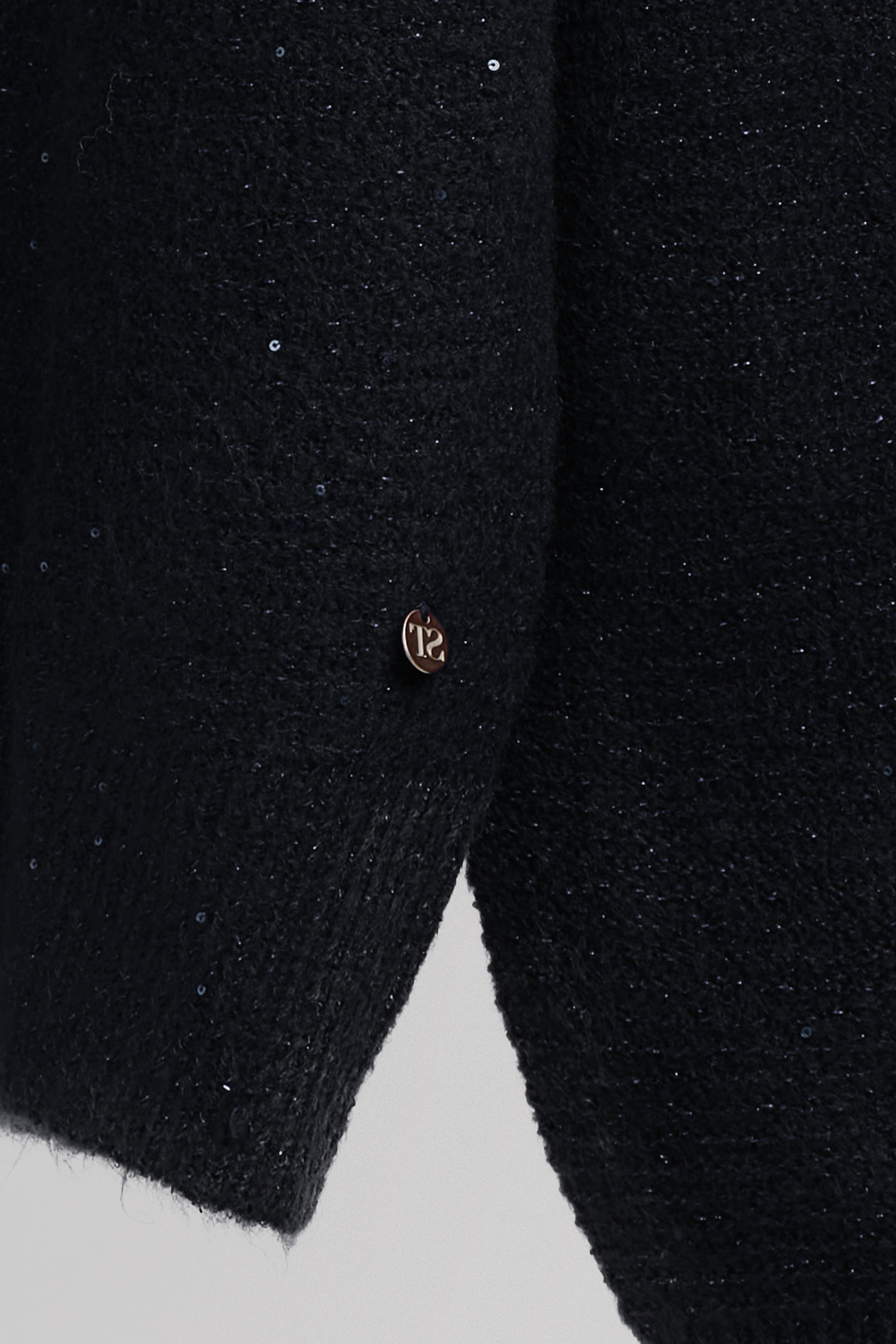 Teddy Smith P-Rachel pull femme navy col V