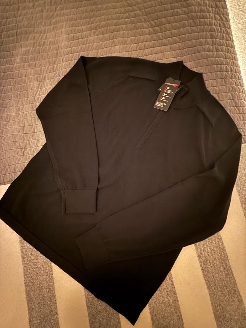 Dockers Go Half-Zip Sweat Homme Noir Thermorégulant