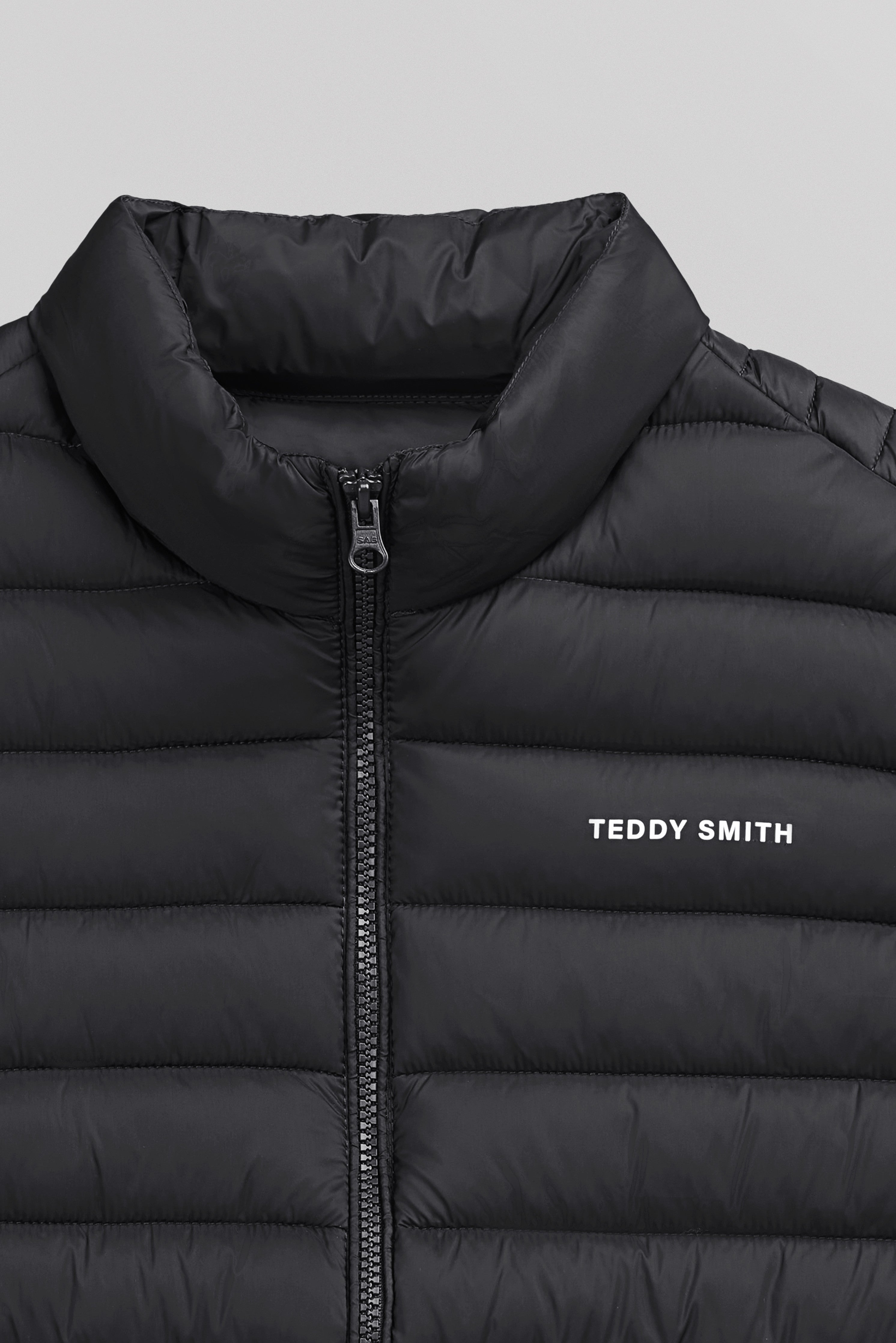 Teddy Smith B-Terry doudoune sans manches noir col montant