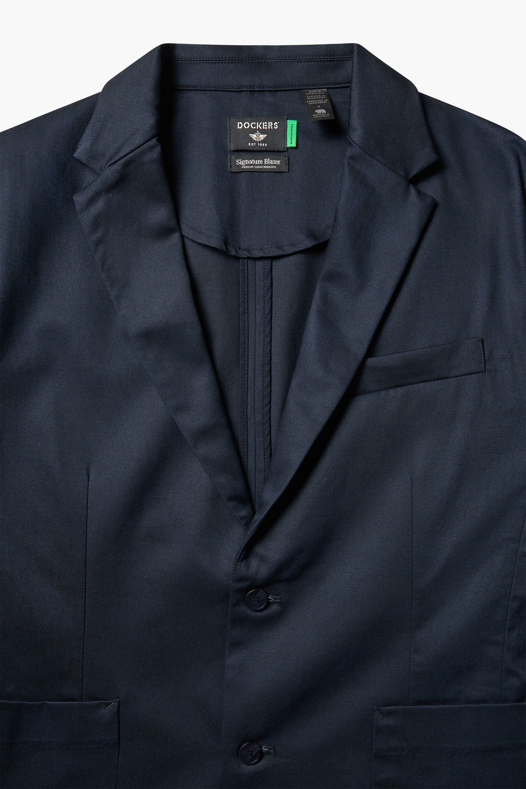 Dockers Signature Refined blazer homme bleu taches