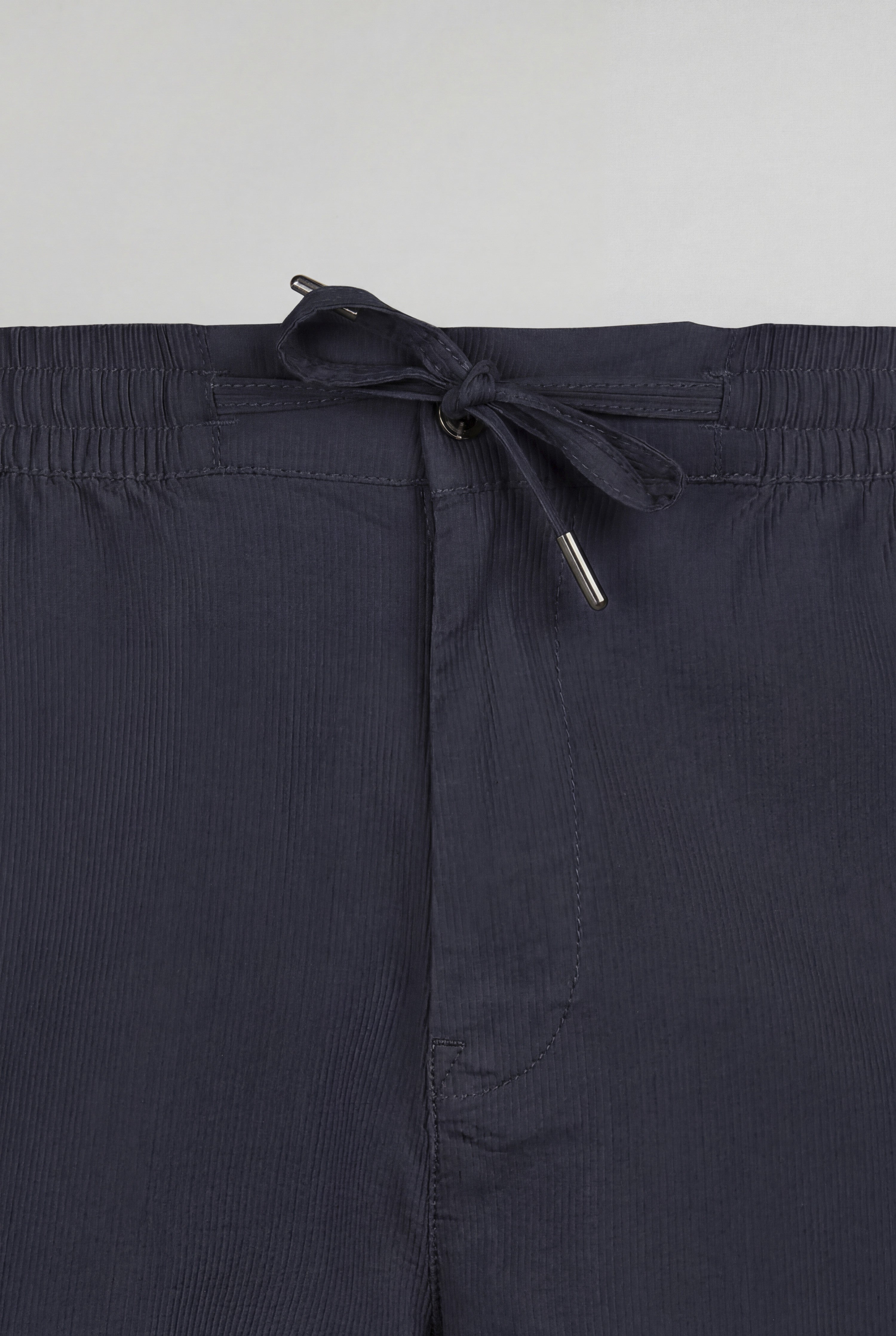 Teddy Smith Pywan 17 pantalon slim bleu marine seersucker