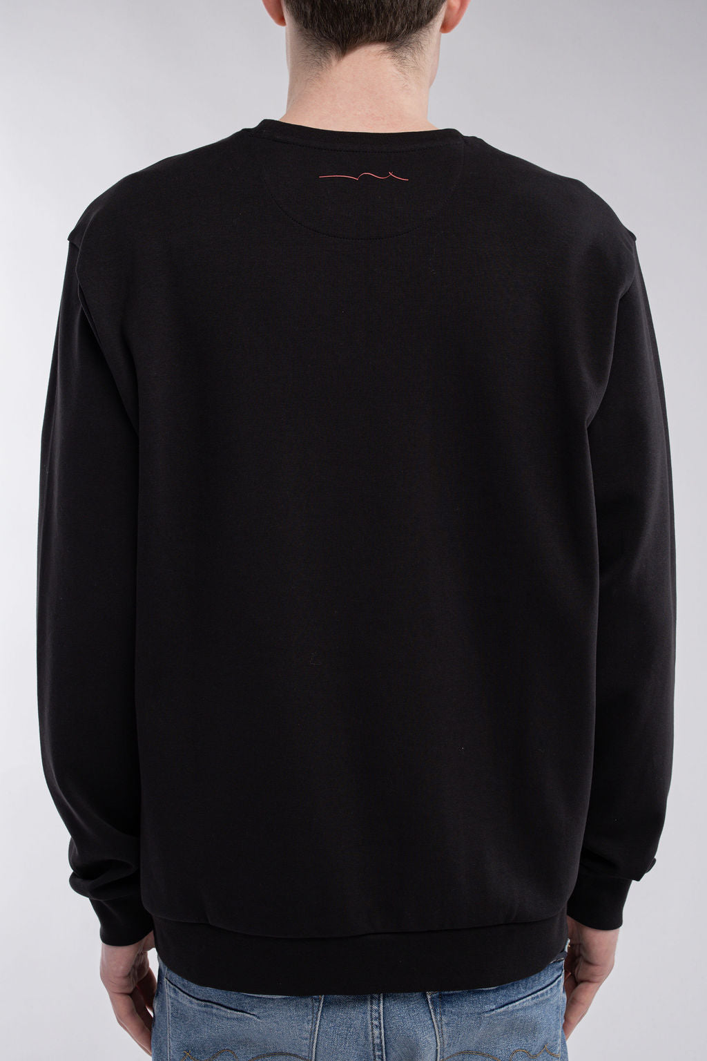 Teddy Smith S-Company RC sweat noir coton col rond