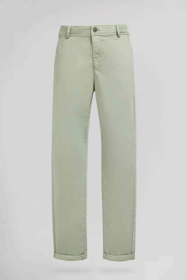 Teddy Smith P-Nina Chino pantalon slim iceberg green lyocell