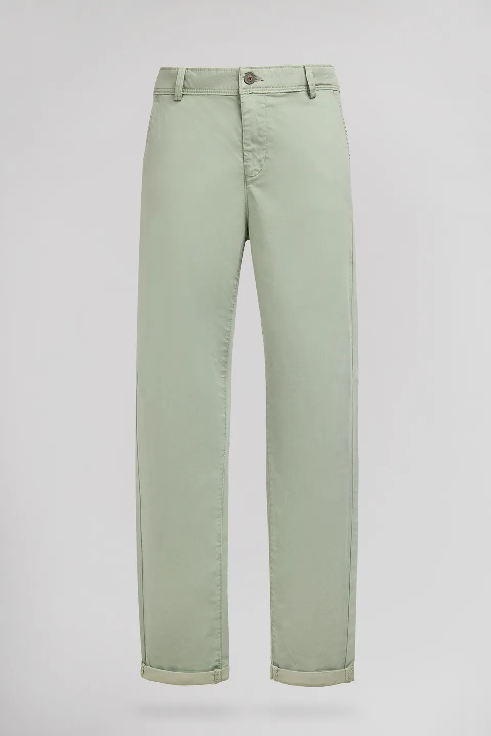 Teddy Smith P-Nina Chino pantalon slim iceberg green lyocell