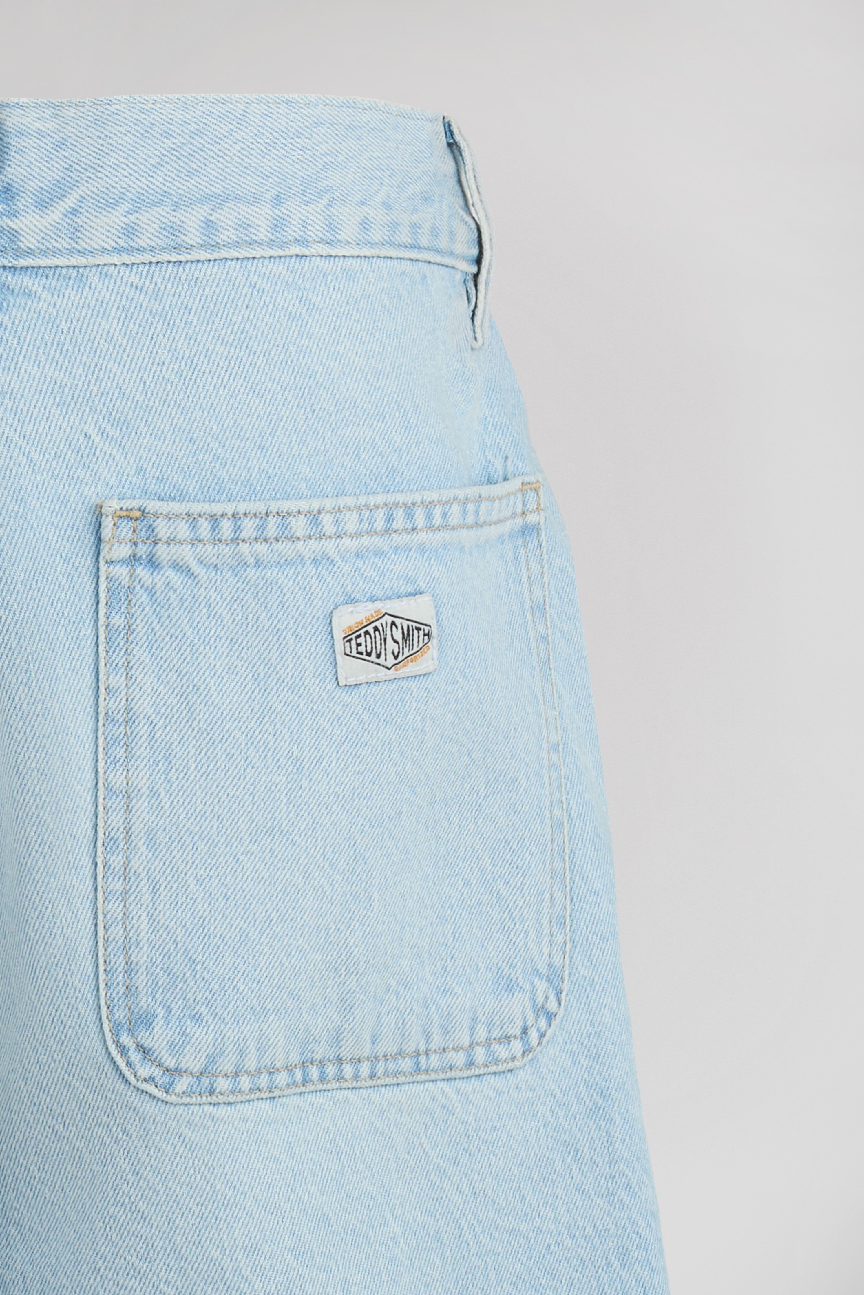 Teddy Smith S-Arnold SH JR Short garçon bleached denim